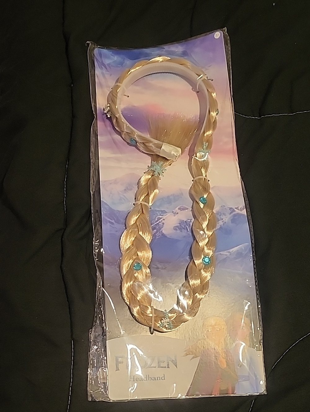 Elsa Fozen Blonde Braided Headband Disney Costume